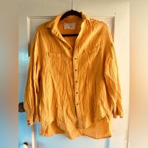 Acacia Tangerine Button Up Shirt